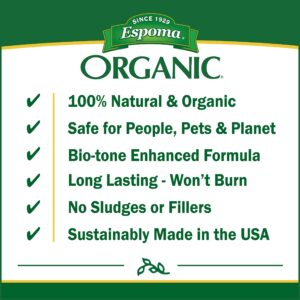 Espoma Organic Plant-Tone 5-3-3 Natural & Organic All Purpose Plant Food;18 lb. Bag; The Original Organic Fertilizer for All Flowers, Vegetables, Trees, and Shrubs.