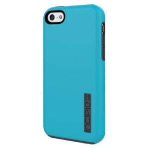 incipio dualpro case for iphone 5c - retail packaging - cyan/gray