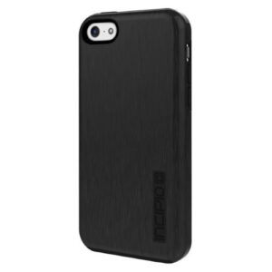 incipio dualpro shine case for iphone 5c - retail packaging - black/black