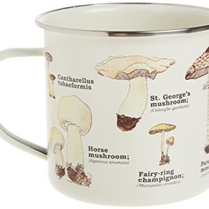 Gift Republic GR270058 Mushroom Enamel Mug, Multi, 500 milliliters