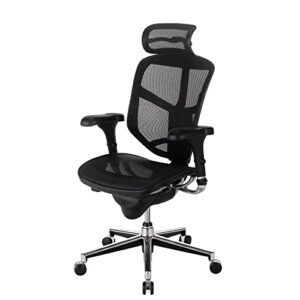 WorkPro® Quantum 9000 Series Ergonomic Mesh High-Back Executive Chair, Black, BIFMA Certified