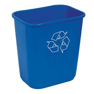 highmark recycling bin, 3.25 gallons, blue, wb0197