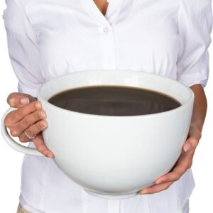 Allures & Illusions Gigantic Coffee Mug - Worlds Largest Coffee Cup (10.2" x 6.7")