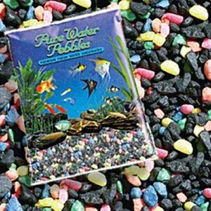 Pure Water Pebbles Aquarium Gravel, 5-Pound, Lasernite Glo