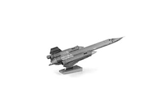 fascinations metal earth sr-71 blackbird airplane 3d metal model kit
