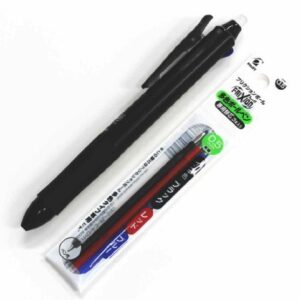 Pilot Frixion Ball 3 3 Color Gel Ink Multi Pen,fine Point -0.5mm-Black/Blue/red Inks Black Body &3 Colors Gel Ink Pens Refills Value Set