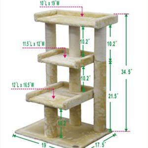 Go Pet Club F101 Cat Tree Condo Scratcher Post Pet Bed Furniture