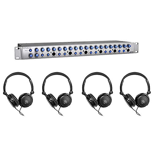 PreSonus HP60 6-Channel Headphone Amp with Headphones Bundle