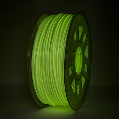 Gizmo Dorks 1.75mm ABS Filament 1kg / 2.2lb for 3D Printers, Glow in The Dark