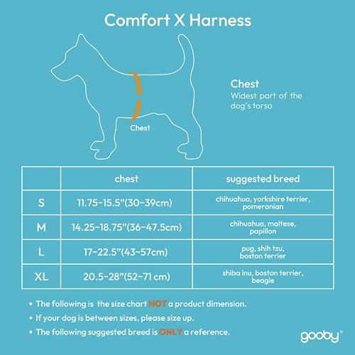 Gooby Comfort X Head in Harness - Pink, Small - No Pull Small Dog Harness Patented Choke-Free X Frame - Perfect on The Go Dog Harness for Medium Dogs No Pull or Small Dogs for Indoor and Outdoor Use