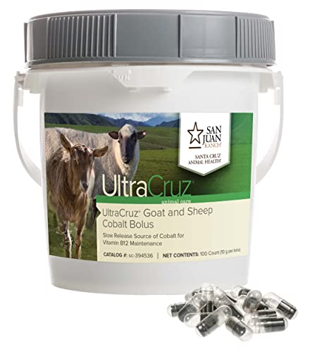 UltraCruz sc-394536 Goat and Sheep Cobalt Bolus Supplement, 100 Count x 10 Grams