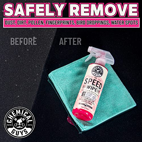 Chemical Guys WAC_202_16 Speed Wipe Quick Detailer, Safe for Cars, Trucks, SUVs, Motorcycles, RVs & More, 16 fl oz, Cherry Scent