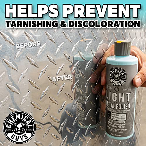 Chemical Guys SPI_404_16 Light Metal Polish, 16 oz, Blue