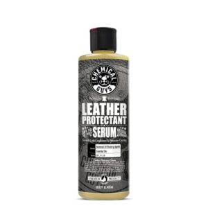 chemical guys spi_111_16 leather protectant, dry-to-the-touch serum for car interiors, furniture, apparel, boots, and more (works on natural, synthetic, pleather, faux leather and more) , 16 fl oz