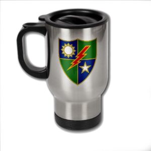 expressitbest stainless steel coffee mug with u.s. army 75th ranger regiment (airborne) insignia