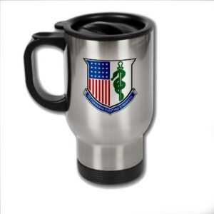 expressitbest stainless steel coffee mug with u.s. army medical corps regimental insignia
