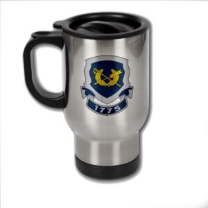 expressitbest stainless steel coffee mug with u.s. army judge advocate general (jag) insignia