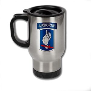 expressitbest stainless steel coffee mug with u.s. army 173rd airborne combat team (sky soldiers)