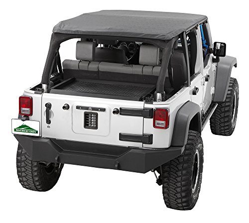 Pavement Ends by Bestop 56843-35 Black Diamond Frameless Sprint Top for 2010-2017 Jeep Wrangler Unlimited