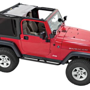 Pavement Ends by Bestop 56840-35 Black Diamond Frameless Sprint Top for 1997-2006 Jeep Wrangler