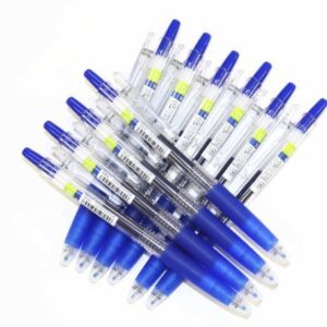 Pilot Juice Gel Rolling Ball Pens, Ultra Fine Point,rubber Body Type,-0.38mm-blue Ink-value Set of 10