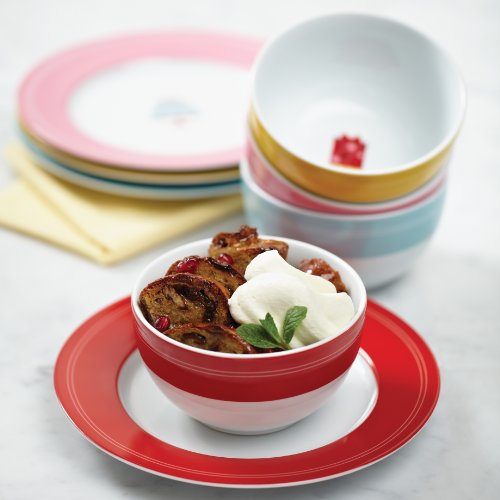 Cake Boss Serveware Dessert Plate Set, 4 Piece, Print