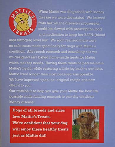 Mattie's Treats: 1 Pound Box; Low Protein, Low Phosphorus, Low Sodium Dog Treats