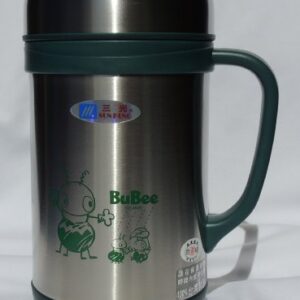 BuBee A-600 Stainless Steel Vacuum Insulated Mug/Tumbler, 0.6 Liter-Blue/Red(Random Colors)