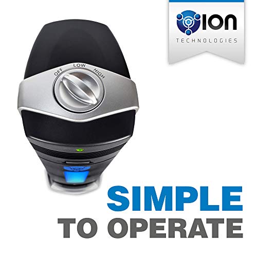 OION Technologies B-1000 Permanent Filter Ionic Air Purifier Pro Ionizer with UV-C, New (Black)