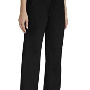 Healing Hands Scrub Pants for Women 2 Pocket Elastic Back Drawstring Pant Purple Label 9095 Taylor Black M