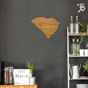 Totally Bamboo South Carolina State Shaped Bamboo Serving & Cutting Board