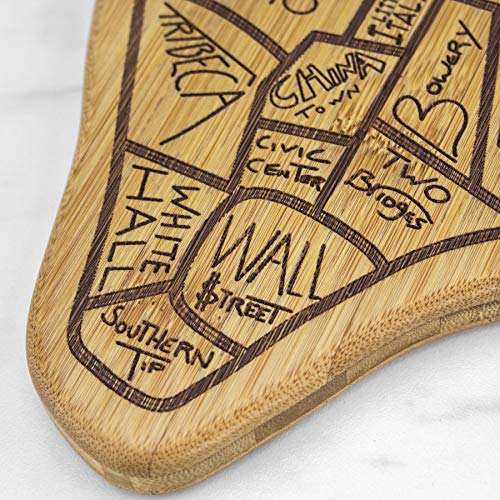 Totally Bamboo Manhattan City Life Bamboo Serving and Cutting Board