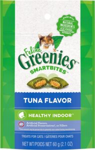 greenies smartbite hairball tuna cat treat
