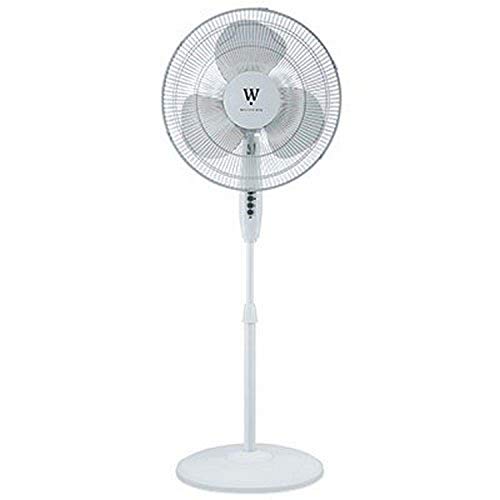 HomePointe FS40-19MW 16 Inch White Stand Fan