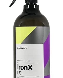 CARPRO IronX Iron Remover: Lemon Scent - Stops Rust Spots and Pre-Mature Failure of the Clear Coat, Iron Contaminant Removal - Liter with Sprayer (34oz)