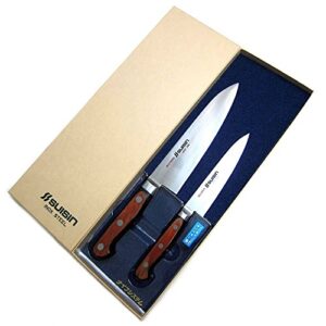 houcho.com suisin inox western-style knife series, genuine sakai-manufactured, inox steel gyuto & utility knife