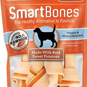 SmartBones Sweet Potato Dog Chew, Medium, 4 pieces/pack