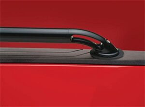 putco classic locker side rails - fits chevy silverado 1500/gmc sierra 1500 2014-2018 5'8" bed - black finish