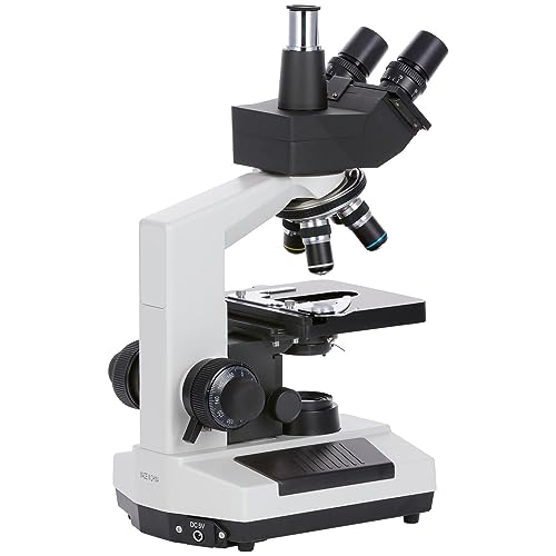 OMAX - 40X-2000X Trinocular Biological Compound Microscope with Replaceable LED Light - M837SL