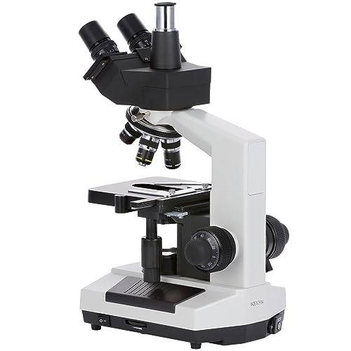 OMAX - 40X-2000X Trinocular Biological Compound Microscope with Replaceable LED Light - M837SL