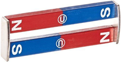 Delta Education-130-7690 N/S Painted Bar Magnet, 3" Length (Pack of 2)