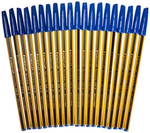 staedtler 43403 ballpoint pen-blue(set of 20)