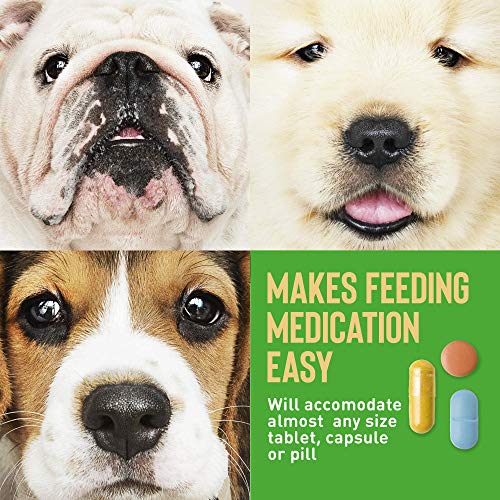 Presidio Pill Buddy Naturals - All Natural Ingredients - PB & Apple Recipe Pill Hiding Treats for Dogs - Make A Perfect Pill Concealing Pocket Or Pouch for Any Size Medication - 30 Servings