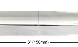 Amlong Crystal 6 inch Optical Glass Triangular Prism for Teaching Light Spectrum Physics and Photo Photography Prism, 150mm