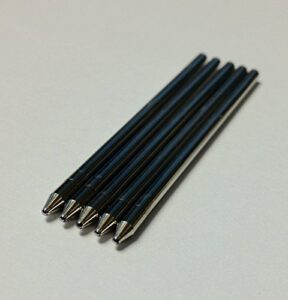 black, fine tip generic refills for livescribe pulse, echo or sky pens. smooth-writing, premium german ink.