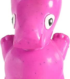 Cycle Dog 3-Play Hippo Dog Toy, Ecolast Post Consumer Recycled Material, Fuchsia