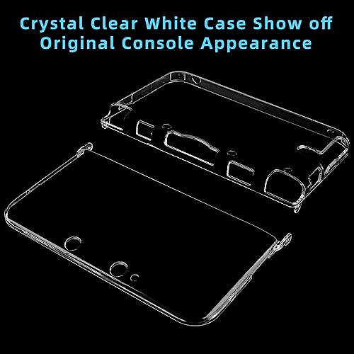 OSTENT Protective Clear Crystal Hard Guard Case Cover Skin Shell for Nintendo 3DS XL LL Color Clear White