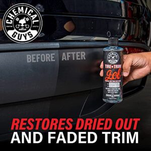 Chemical Guys TVD_108_16 Tire and Trim Gel for Plastic and Rubber, Restore and Renew Faded Tires, Trim, Bumpers and Rubber, Safe for Cars, Trucks, SUVs, Motorcycles, RVs & More 16 fl oz