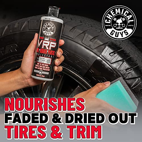 Chemical Guys TVD_107_16 VRP Vinyl, Rubber and Plastic Non-Greasy Dry-to-the-Touch Long Lasting Super Shine Dressing for Tires, Trim and More, Safe for Cars, Trucks, SUVs, RVs & More, 16 fl oz