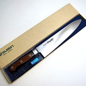 Houcho.com Suisin Inox Western-Style Knife Series, Genuine Sakai-Manufactured, Inox Steel 9.4" (240mm) Gyuto Knife